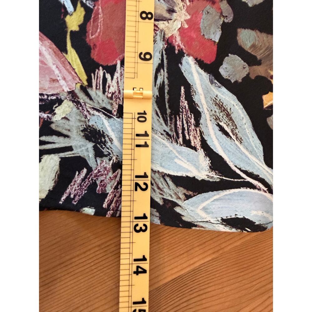 Ted Baker London Adamela Floral Maxi Dress Size 4 Black Multicolor Slip Dress - Picture 7 of 7